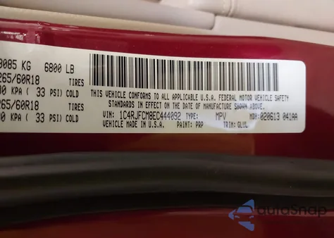 2014 Jeep Grand Cherokee Overland from USA, damaged, VIN 1C4RJFCM8EC444092